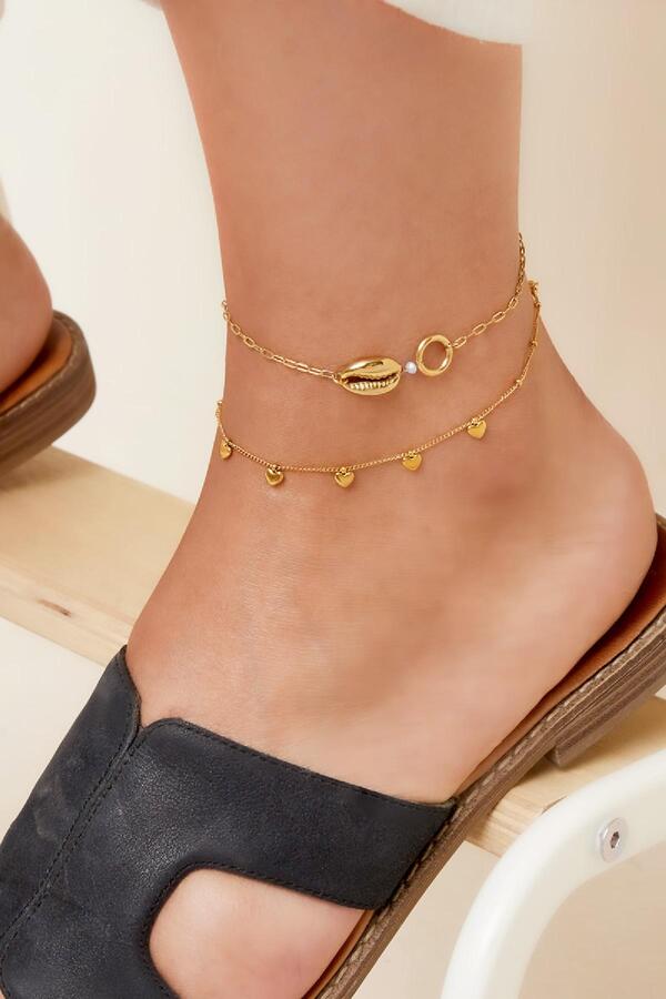 Shell anklet - Beach collection